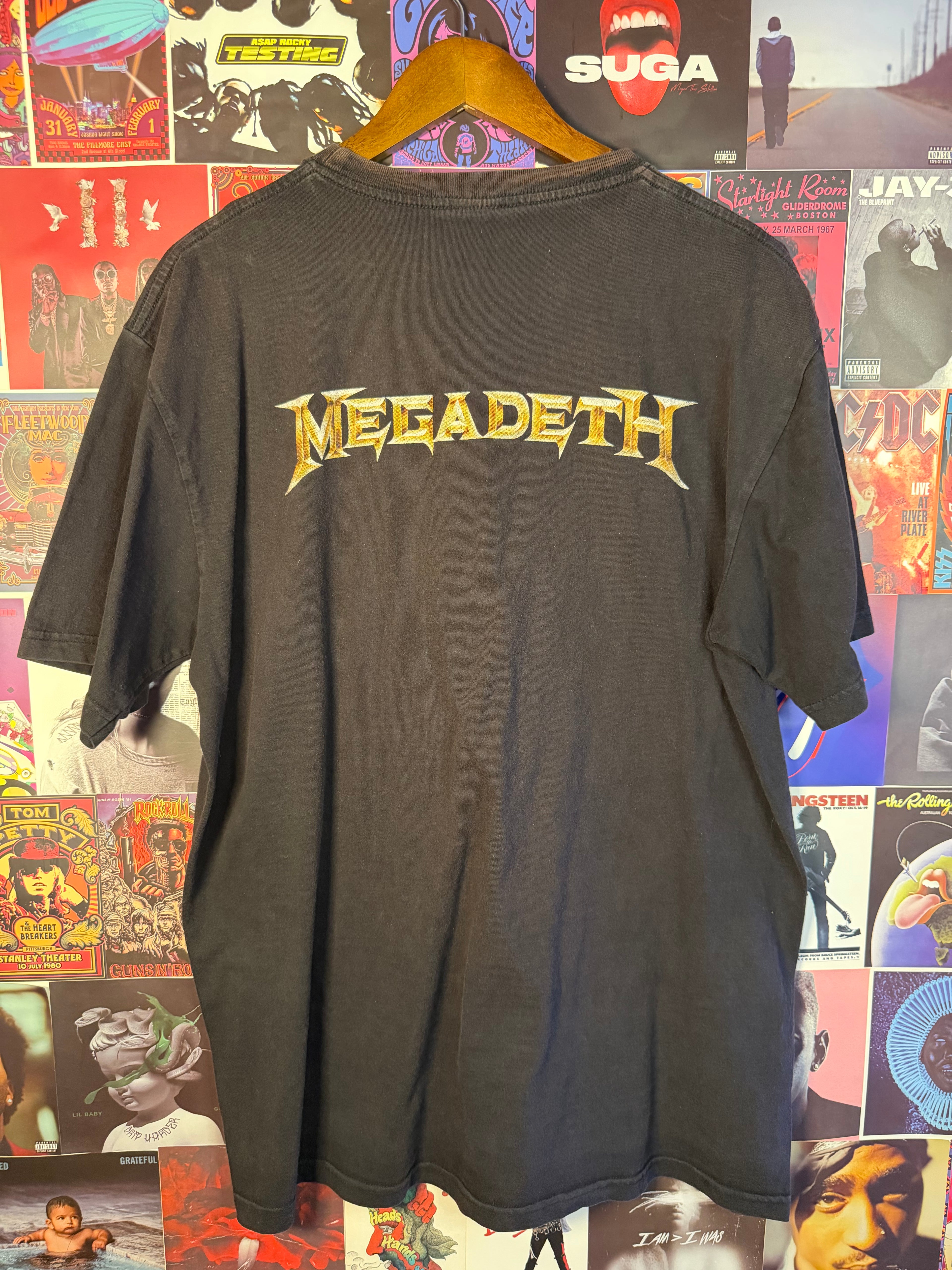 Megadeth Dystopia Vic Rattlehead Double Sided Band T-Shirt