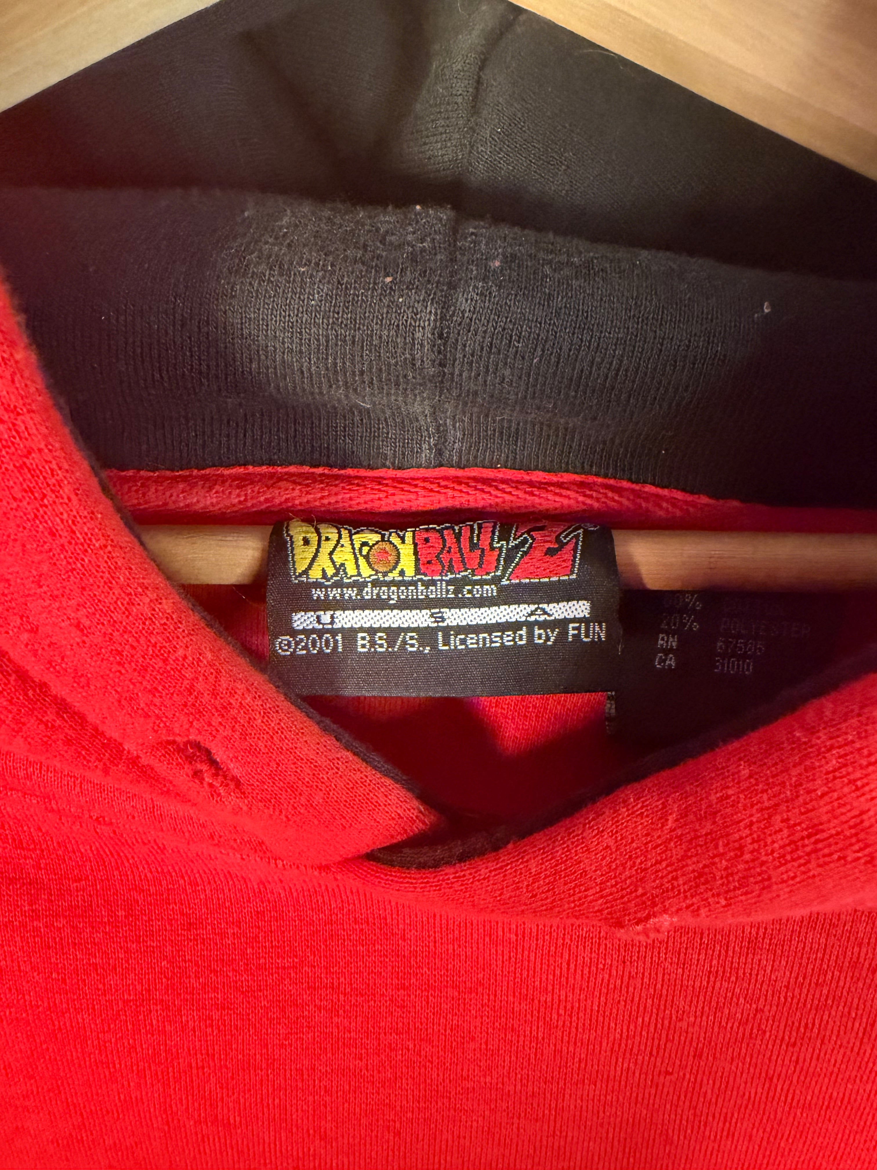 Vintage 2001 Dragon Ball Z Goku Embroidered Hoodie