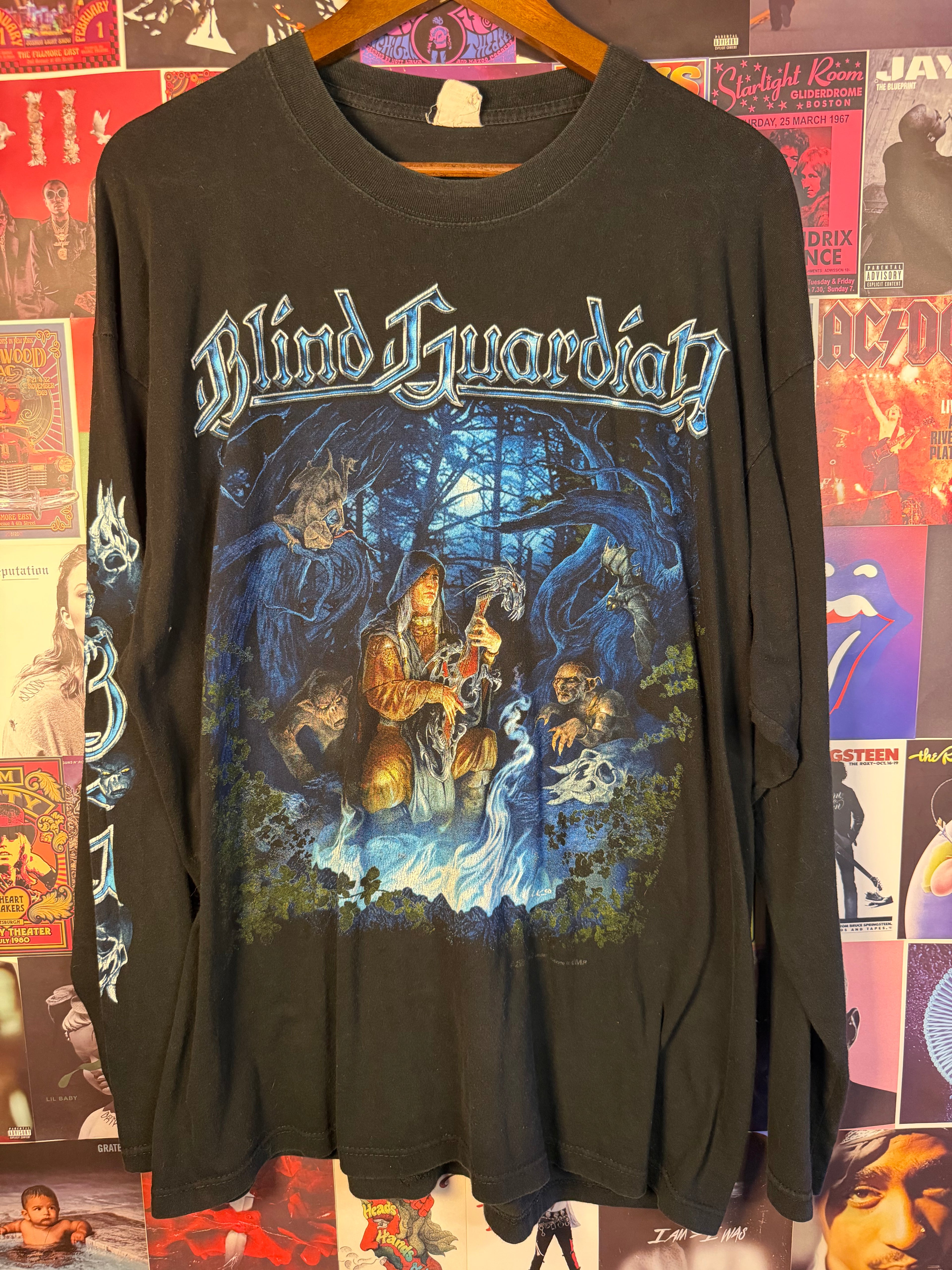 Vintage 2003 Blind Guardian European Tour Long Sleeve Shirt