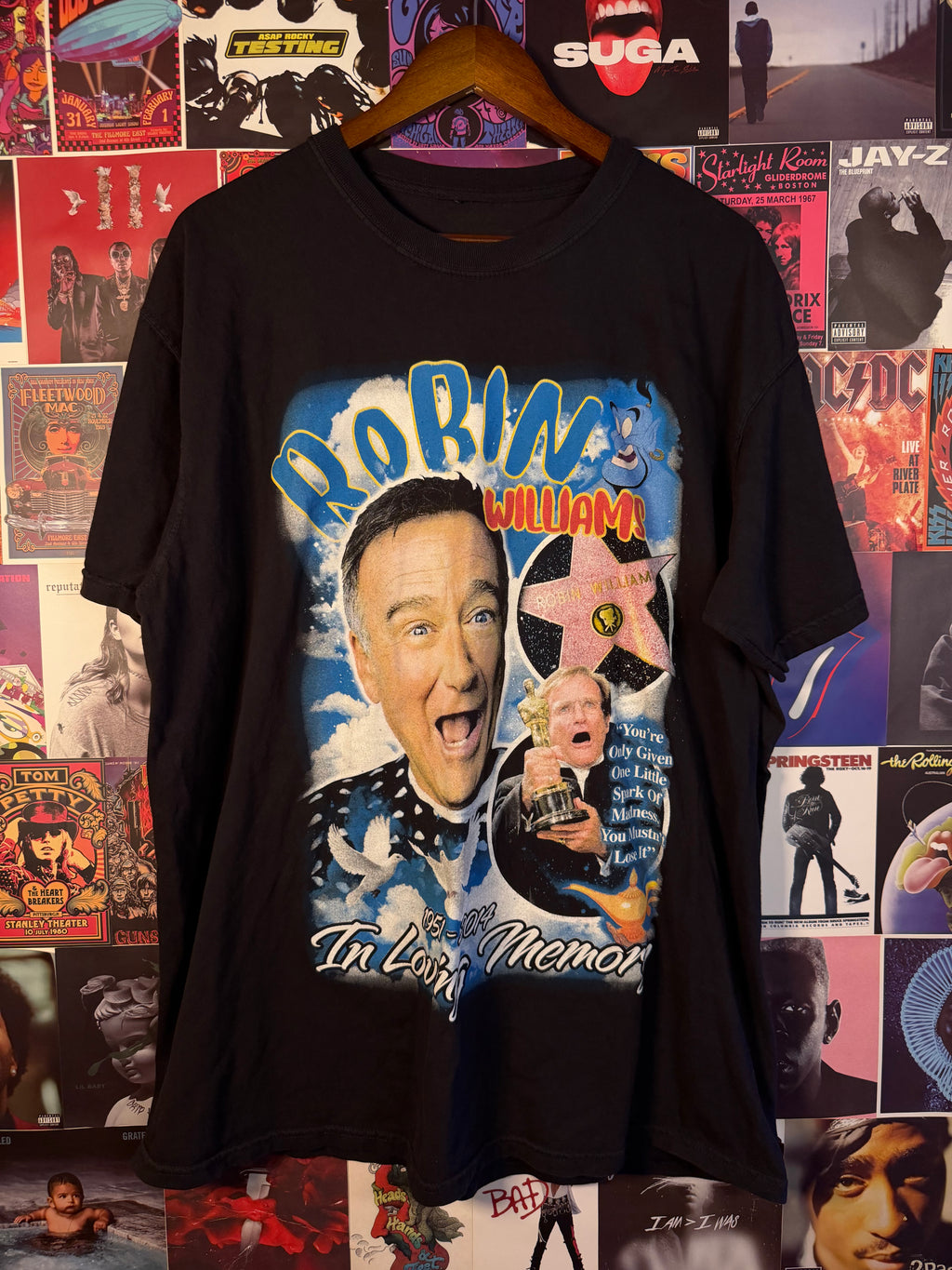 Robin Williams Memorial Tribute Tee