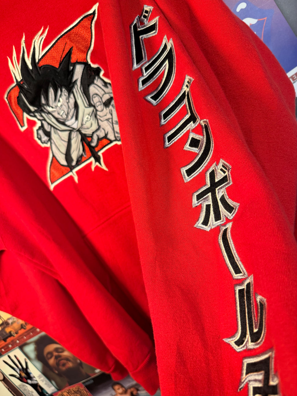 Vintage 2001 Dragon Ball Z Goku Embroidered Hoodie