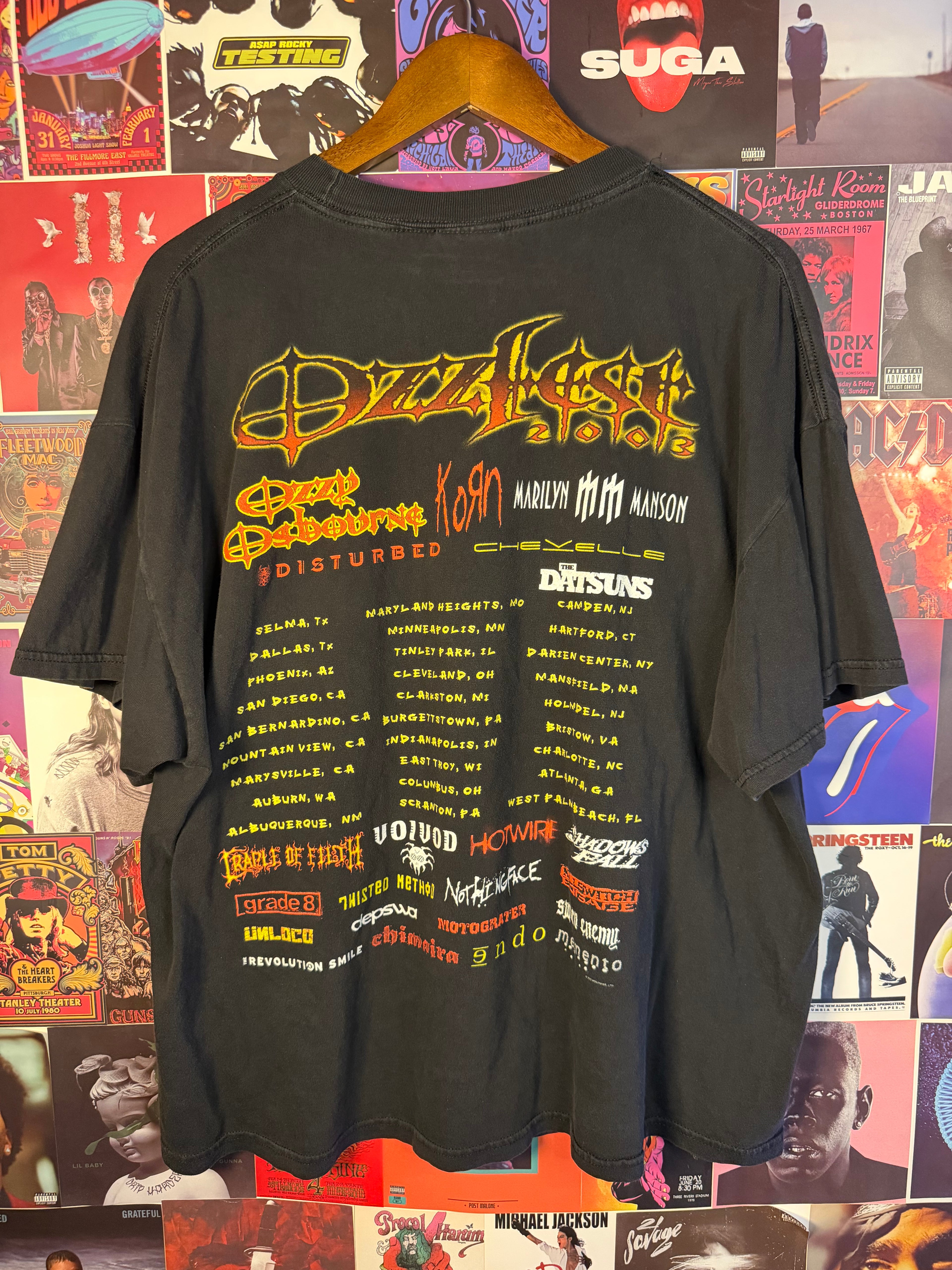 Vintage Ozzfest 2003 Tour Tee