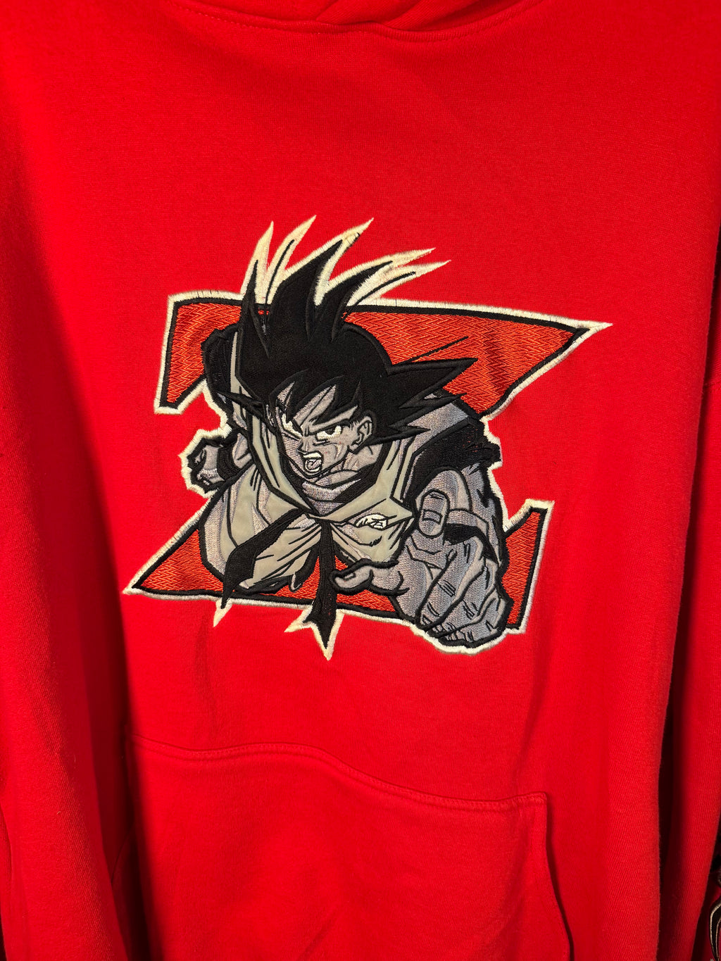 Vintage 2001 Dragon Ball Z Goku Embroidered Hoodie